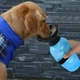 Дорожная бутылка, поилка для собак Aqua Dog 550 мл pr30025 голубая. - изображение 4