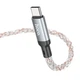 Кабель HOCO U112 Shine charging data cable for Type-C Gray - изображение 5