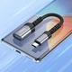 Кабель-перехідник HOCO UA24 Type-C male to USB female 3.0 converter Metal Gray - зображення 8