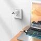Кабель BOROFONE BX79 USB to Type-C 3A, 1m, silicone, silicone connectors, White - изображение 3