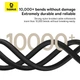 Кабель Baseus Dura Series Fast Charging Cable USB to Type-C 60W 1m Gold+Black - зображення 14