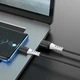 Кабель HOCO X82 USB to Type-C 3A, 1m, silicone, silicone connectors, Black - зображення 4