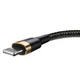 Кабель Baseus Cafule Cable USB For Lightning 1.5A 2m Gold+Black - зображення 6