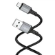 Кабель BOROFONE BX83 Micro Famous silicone charging data cable Black - зображення 3