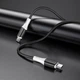 Кабель BOROFONE BX79 Type-C to Type-C 3A,60W, 1m, silicone, silicone connectors, Black - зображення 3