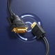 Кабель UGREEN HD106 HDMI to DVI Cable 2m (Black) (UGR-10135) - изображение 2