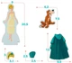 Gra magnetyczna WOOMAX ubieranka Disney Kopciuszek 30 elementów 48728 (8412842487284) - obraz 3