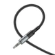 Аудіокабель HOCO UPA23 3.5mm male to 3.5mm male, nylon braid, 1m Metal Gray - изображение 6