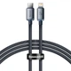 Кабель Baseus Crystal Shine Series Fast Charging Data Cable Type-C to iP 20W 2m Black - изображение 3