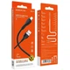 Кабель BOROFONE BX51 USB to iP 2.4A,1m, PVC, PVC connectors, Black - изображение 2