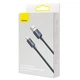 Кабель Baseus Crystal Shine Series Fast Charging Data Cable USB to iP 2.4A 1.2m Black - изображение 2