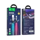 Кабель HOCO U112 Shine charging data cable for iP Gray - зображення 2