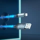 Кабель HOCO U112 Shine charging data cable for iP Gray - зображення 8