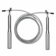 Скоростная скакалка MuvNext Jump Rope Silver Металлический трос Алюминиевые ручки - изображение 1