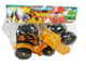 Машинка-конструктор Toys-Plast Трактор з причепом 40см викрутка/ключ, жовтий ИП.30.007 - зображення 4
