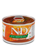 Вологий беззерновий корм Farmina (Фарміна) Dog N&D Pumpkin Grain Free Venison Adult Mini для дорослих собак дрібних порід з м’ясом оленини та гарбузом 140 г (арт 190857) - зображення 1