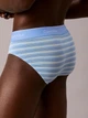 Набор трусов брифов мужских хлопковых Calvin Klein NB4388(Mardi Gras Multi) M 3 шт Зеленый/Голубой с белым/Черный (199156151145) - изображение 3