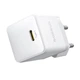 Мережевий зарядний пристрій з кабелем Baseus Palm Fast Charger 1C 20W EU Moon White (with Baseus Cable USB-C to USB-C 1m Moon White) - изображение 4