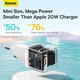 Мережевий зарядний пристрій Baseus GaN5 Fast Charger(mini) 1C 20W EU White - изображение 9