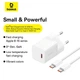 Мережевий зарядний пристрій з кабелем Baseus GaN5 Fast Charger(mini) 1C 30W EU Moon White(With: Fast Charging Data Cable Type-C) - изображение 9