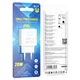Мережевий зарядний пристрій BOROFONE BA71A Power single Port PD20W charger White - изображение 3