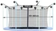 Wewnętrzna siatka do trampoliny Neo Sport 15 ft na 10 słupków 465 cm (5902854517312) - obraz 2