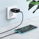 Мережевий зарядний пристрій HOCO C72Q Glorious single port QC3.0 charger 18W Black - зображення 3