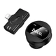 Бездротова мікрофонна система HOCO L21 Charm magnetic (Lightning) Black - изображение 5