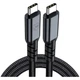 Кабель 3mk Hyper Cable N-SERIES USB-C to USB-C Thunderbolt 4 2m 48V/5A 240W Black (5903108758185) - изображение 2