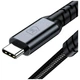 Кабель 3mk Hyper Cable N-SERIES USB-C to USB-C Thunderbolt 4 2m 48V/5A 240W Black (5903108758185) - изображение 4