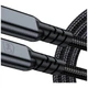 Кабель 3mk Hyper Cable N-SERIES USB-C to USB-C Thunderbolt 4 2m 48V/5A 240W Black (5903108758185) - изображение 5