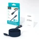 Кабель CHOETECH PD60W USB-C to USB-C Digital Display 1.2 м Nylon Blue (6932112112217) - зображення 3