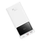 Powerbank Baseus Star-Lord 20000mAh 22.5W з цифровим дисплеєм та кабелем USB-C 3A 30cm Білий (6932172620707) - зображення 4