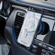 Автодержатель Dudao F24PRO совместимый с MagSafe с присоской на стекло или панель приборов черный (F24) - изображение 7