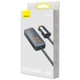 Автомобільний зарядний пристрій Baseus Share Together PPS multi-port Fast charging with extension cord 120W 2U+2C Gray - изображение 2
