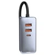Автомобільний зарядний пристрій Baseus Share Together PPS multi-port Fast charging with extension cord 120W 2U+2C Gray - изображение 4