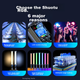 Портативный светодиодный RGB-светильник Shuotu, полноцветный заполняющий свет с регулируемой цветовой температурой, профессиональное освещение для видеосъемки и фотосъемки, мягкий свет для ночной съемки на открытом воздухе и прямых трансляций. - изображение 5