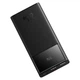 Зовнішній акумулятор Baseus Star-Lord Digital Display Fast Charge Power Bank 10000mAh 22.5W Black（With Charging Cable USB to Type-C 3A 0.3m Black） - зображення 4