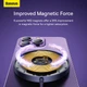 Бездротовий зарядний пристрій Baseus Simple Mini3 Magnetic Wireless Charger 15W Dusty Purple - зображення 12