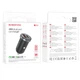 Автомобільний зарядний пристрій BOROFONE BZ22 Scenery dual port PD30W+QC3.0 car charger Black - изображение 2