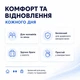 Массажный пистолет Lenovo перкуссионный аккумуляторный синий для тела, спины, шеи и мышц, ручной вибромассажёр, 6 насадок с кейсом - изображение 5