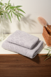 Рушник SOHO для ванної 50х90 см, 70х140 см Leaves Light Gray - изображение 9