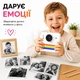 Дитяча камера-полароїд з миттєвим друком та селфі - цифровий фотоапарат-принтер 1080P для дітей від 4 років, друк без чорнил, відео, сумісна з iPhone та Android, білий - зображення 6