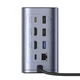 Док-станция Baseus NU1 Air Spacemate hub 12в1 USB-C - 2xHDMI 4K@60Hz 2xUSB-C 10Gb/s 2xUSB-A 5Gb/s 2xUSB-A (480Mb/s) RJ45 SD/microSD 3.0 USB-C (PD) (69 - изображение 2