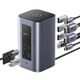 Док-станция Baseus NU1 Air Spacemate hub 12в1 USB-C - 2xHDMI 4K@60Hz 2xUSB-C 10Gb/s 2xUSB-A 5Gb/s 2xUSB-A (480Mb/s) RJ45 SD/microSD 3.0 USB-C (PD) (69 - изображение 4