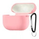 Чохол Silicone Case 2,5mm with microfiber for AirPods Pro Рожевий - изображение 1