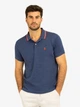 Поло довге чоловіче U.S. Polo Assn 11C578-9800A (Dodger Blue Heather) 2XL Синє (786660739176) - зображення 1