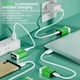 Перезаряживаемая литиева крона 2 шт аккумулятор PUJIMAX ёмкость 4400 mah 9 V + кабель Type C 1500 циклов зарядки - изображение 6