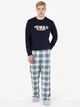 Свитшот мужской Colin's CL1071776NAV L Navy с принтом (8684112474717) - изображение 3