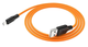 Кабель HOCO X21 Plus Silicone Lightning 2,4A/1m. Black&Orange - зображення 1
